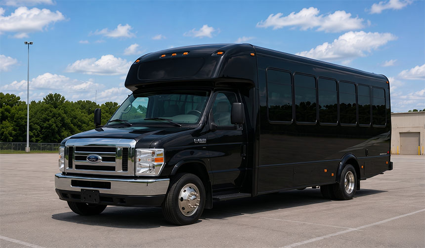 20-passenger minibus for charter in Orlando, FL