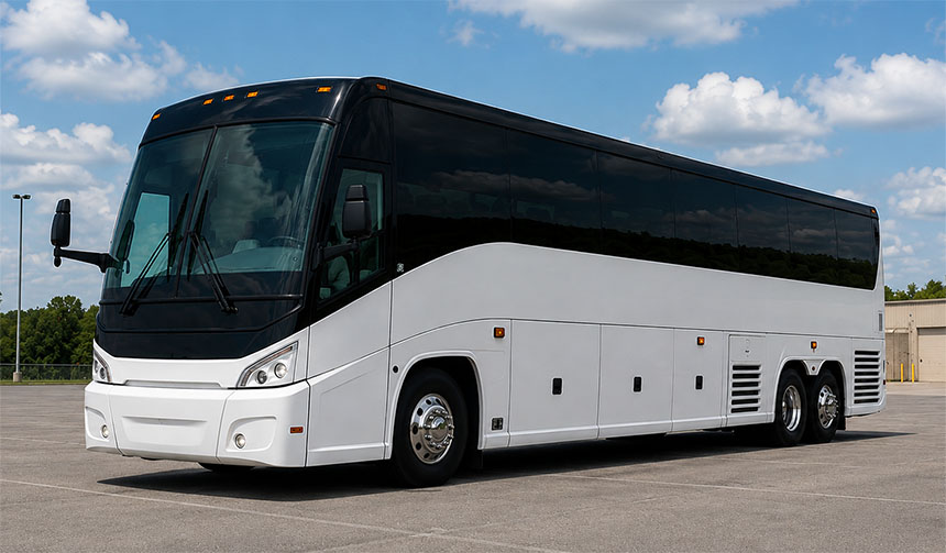 56-passenger charter bus in Orlando, FL